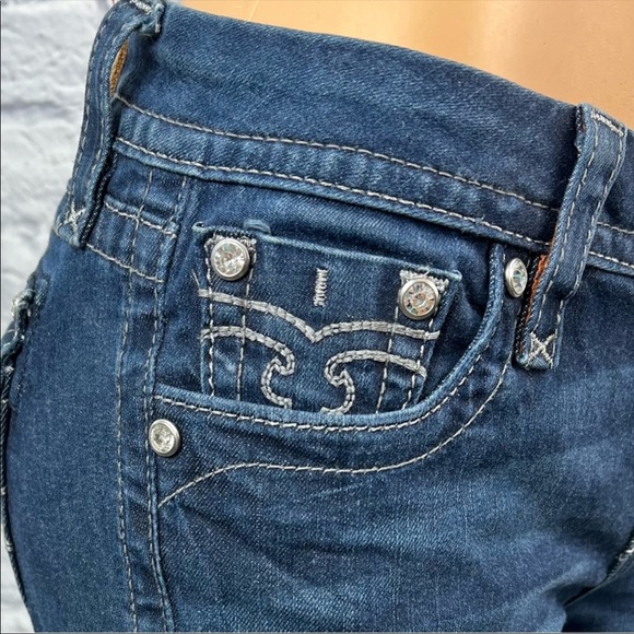 Rock Revival Women’s Jessica Mid-Rise Curvy Skinny Jeans Size 27 - Picture 3 of 9